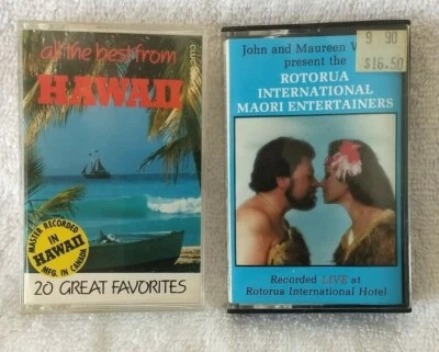 2 Cassettes ~All The Best From Hawaii & Rotorua International Maori Entertainers Foto 1 de 4