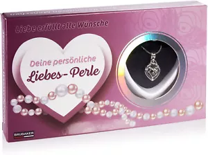 Liebesperle Wunschperle Muschel Perle mit Kette Halskette Anhänger Liebe - Bild 1 von 7