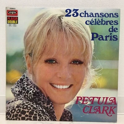 PETULA CLARK / 23 CHANSONS JAPAN ISSUE DOUBLE LP W/ INSERT - Image 1 of 4
