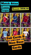 MATCH ATTAX PREMIER LEAGUE 2018/2019 CARDS (FOILS) L ED/MOTM/100C/SP/SS/AK/RS/IS