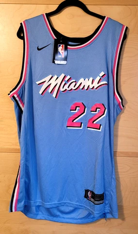 JIMMY BUTLER Miami Heat - NBA NIKE Blue Basketball Jersey =SIZE 56 NEW NWT= Cover