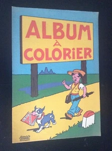 Tres Joli ancien album  livre à colorier illustré par Evariste  - Picture 1 of 3
