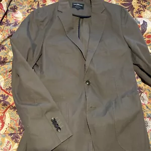RODD & GUNN Sports Fit Linen Blend Blazer Unstructured/Unlined Olive Green Small - Picture 1 of 9