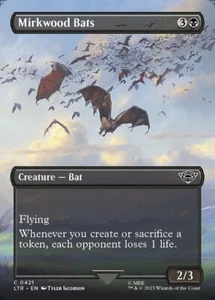 MTG MIRKWOOD BATS 421 EXC - PIPISTRELLI DI BOSCO ATRO - LTR X EN - MAGIC - Picture 1 of 1