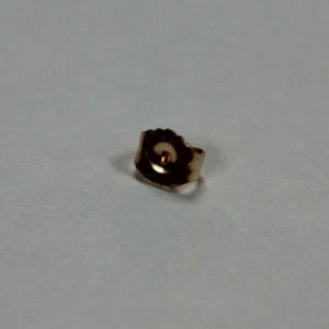 14k 14kt Rose (Pink) Gold Medium Weight 4.5mm Nut Butterfly Earring Back - Picture 1 of 3