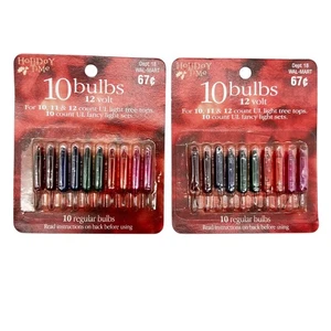 12 Volt 12V Holiday Time 64-926B Christmas Light Bulb Multicolor Replacement 20 - Picture 1 of 10