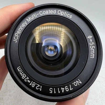 Jcpenney Multi Coated 28mm F2.8 Canon FD Mount Lens For SLR / Mirrorless Cameras - Image 1 of 4