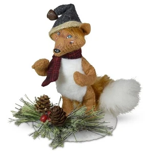 Annalee WINTER/WEIHNACHTEN 5" "KARIERT UND KIEFERNFUCHS" #760123 - 2023 - Neu mit Etikett - Bild 1 von 1