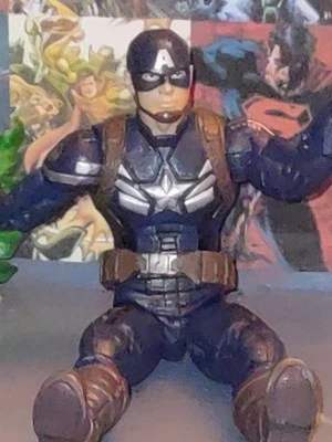 Traje Sigiloso Capitán América Leyendas Marvel Mandroid BAF Onda 6" Soldado de Invierno Foto 1 de 3