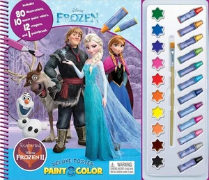 Disney Frozen Deluxe Poster Paint & Color - Picture 1 of 1