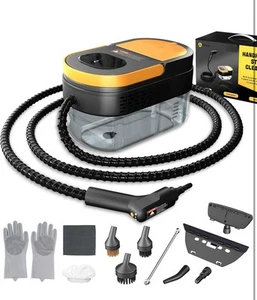 Portable High Pressure Steam Cleaner, 3-Level Adjustable Handle - Damage Box - Picture 1 of 11