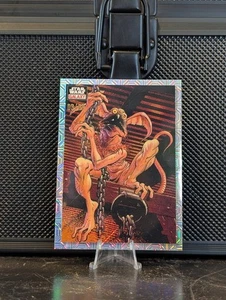 2023 Topps Chrome Star Wars Galaxy #29 Salacious B. Crumb - MOJO Refractor 03/50 - Picture 1 of 3