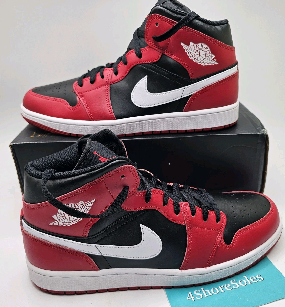 Jordan 1 Mid White Gym Red for Sale | Authenticity Jordan 1 Mid White Gym Red for Sale | Authenticity
