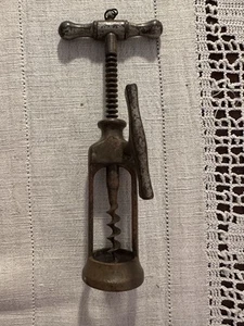Antique French Metal Diamant J P Paris Corkscrew - Picture 1 of 3
