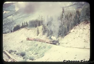 RGS #461 Última ejecución MESTON'S TRAVESES COLORADO FERROCARRIL MUSEO DIAPOSITIVA - Imagen 1 de 3