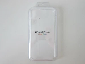 NEW GENUINE AUTHENTIC APPLE IPHONE 11 PRO MAX CLEAR CASE 6.5" MX0H2ZM/A - Picture 1 of 3