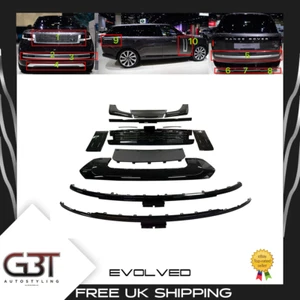 FÜR RANGE ROVER L460 VOGUE (2022+) SCHWARZ FULL BODY KIT VERKLEIDUNGSPAKET GITTER LÜFTUNGSÖFFNUNGEN - Bild 1 von 10