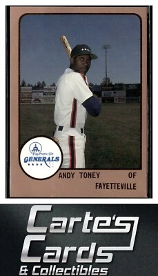 Andy Toney 1988 ProCards #1082  Fayetteville Generals - Image 1 of 2