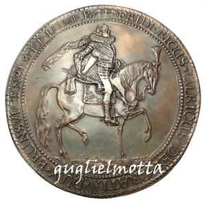FRIEDRICH ULRICH TALLERO 1624 MEDAGLIA PRINCIPATO DI BRUNSWICK WOLFENBUTTEL - Picture 1 of 5