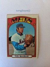 1972 Topps Tug McGraw #163   New York Mets Free Shipping