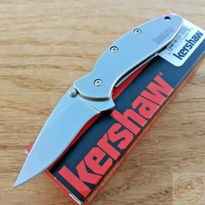 Kershaw Chive Assisted Folding Knife 2" 420 Steel Blade 2Cr13 Stainless Handle - Picture 1 of 11