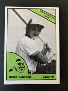1978 TCMA MINOR LEAGUE BASEBALL Greenwood Braves  BRUCE TONASCIA