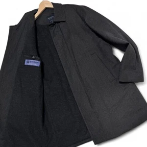 Brooks Brothers Loro Piana Storm System Coat 100% Wool Size S Dark Gray - Picture 1 of 9