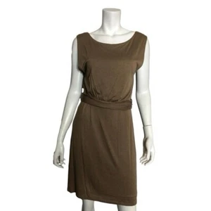 NWT alice+olivia BASE Open Back Drape Neck Jersey Sleeveless Rayon Dress MEDIUM - Picture 1 of 17
