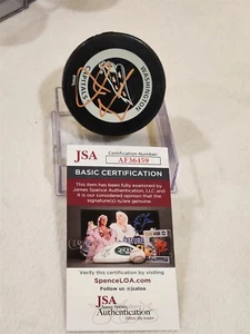 JAROMIR JAGR signed CAPITALS official game puck JSA COA - Picture 1 of 2