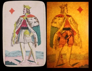 CARTE A JOUER EROTIQUE 1830 / hidden optique optical toy lanterne magique / 331 - Imagen 1 de 1