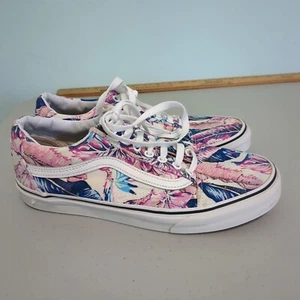 Vans Women's 9.5 Tropical Floral Old Skool Lace Up Low Sneakers Shoes Men's 8 - Bild 1 von 5