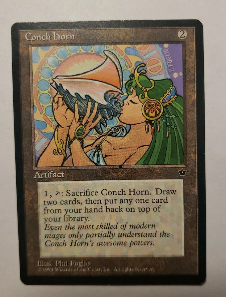 1x Conch Horn Fallen Empires LP/NM MTG English Reserved List x1 - Image 1 of 1