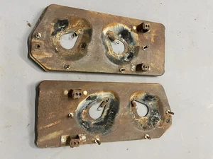 1970 Chevy Impala Headlight Mounting Brackets Mounts Braces Headlamp Light OEM - Picture 1 of 4