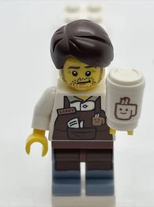 Larry the Barista CMF LEGO MOVIE Series 1 LEGO® Minifigure mini figure - Picture 1 of 4