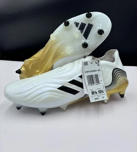 Adidas Copa Sense SG Soft Ground Cleats White Pearl Gold Men’s Size 9.5 HP7840 - Picture 1 of 14