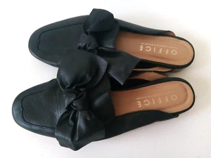 Büro Damen Hausschuhe Sandalen Gr. EUR-39 schwarz Leder - Bild 1 von 4