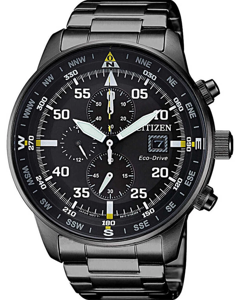 CITIZEN CA0695-84E Eco-Drive Herren Chronographenuhr - Schwarz