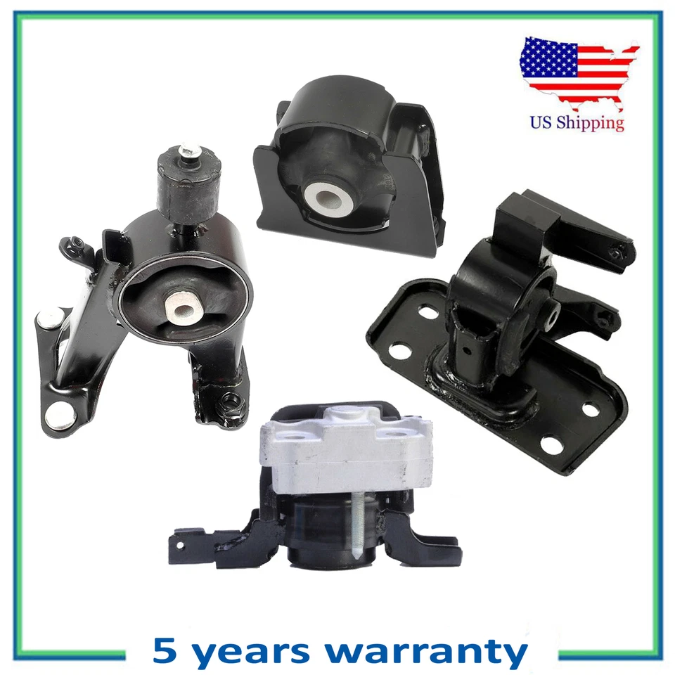 Juego de 4 piezas de montaje de motor y transmisión para automático para Scion xB 2008-2015 2,4 L Foto 1 de 4