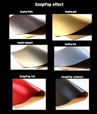 (49,67?/m²) SnapPap® effect Papier in Lederoptik  Veganes Leder div.Farb./Größen