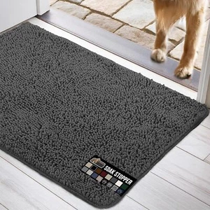 Grippy Doormat for Muddy Dog Paws, 48x30 Machine Washable - Picture 1 of 10