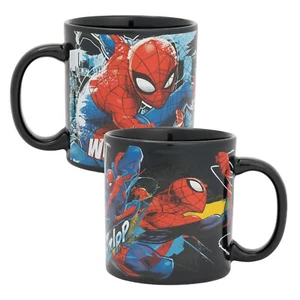 Marvel Spider-Man Web Slinging Time 20 oz. Ceramic Mug Black - Picture 1 of 4