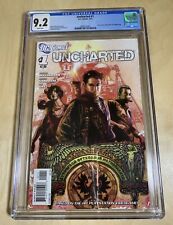 UNCHARTED #1 CGC 9.2 1st Print Appearance Nathan Drake Tom Holland DC Comic 2012