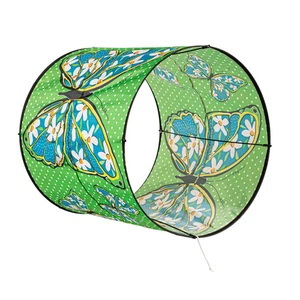 Ever Fliers LED Floral Butterfly Welcome Collapsible Cylinder Kite with Reel - Picture 1 of 4