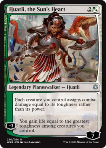 Huatli, the Sun's Heart - War Of The Spark #230/264 MTG Magic The Gathering - Image 1 of 1