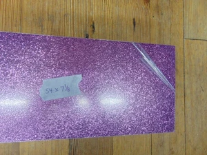 New Delmar Purple Sparkle Drum Wrap for Snare Drum   7 1/8" x 54" - Picture 1 of 2