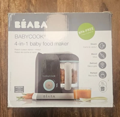 BEABA Babycook Solo 4 in 1 Baby Food Maker Steamer Blender BPA Free 4.7 Cups - Image 1 of 4