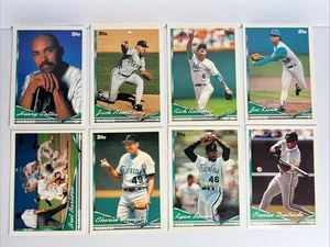 Lote de 8 tarjetas coleccionables de béisbol vintage del equipo de los Marlins de Florida coleccionables - Imagen 1 de 2
