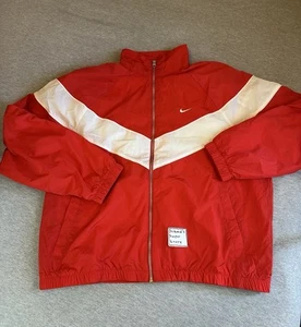 Nike Windrunner Loose UV Woven Full-Zip Jacket Red Women’s Sz XL FV6304-657 $115 - Picture 1 of 12