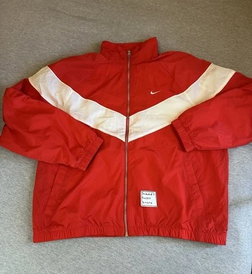 Nike Windrunner Loose UV Woven Full-Zip Jacket Red Women’s Sz XL FV6304-657 $115 - Image 1 of 4