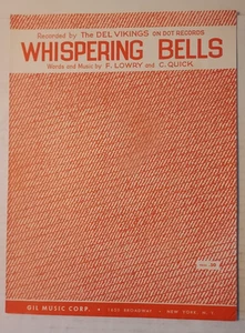 Partituras The Del Vikings "Whispering Bells" © 1957 - Imagen 1 de 2